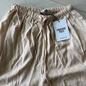 Princess Polly Cream Wide Leg Pants